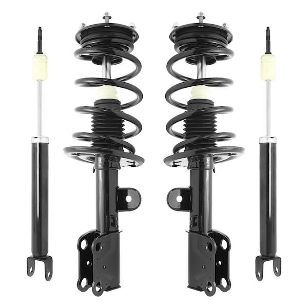 Unity 4-11547-252130-001 Front and Rear Complete Strut Assembly Shock Kit 4-11547-252130-001 - main